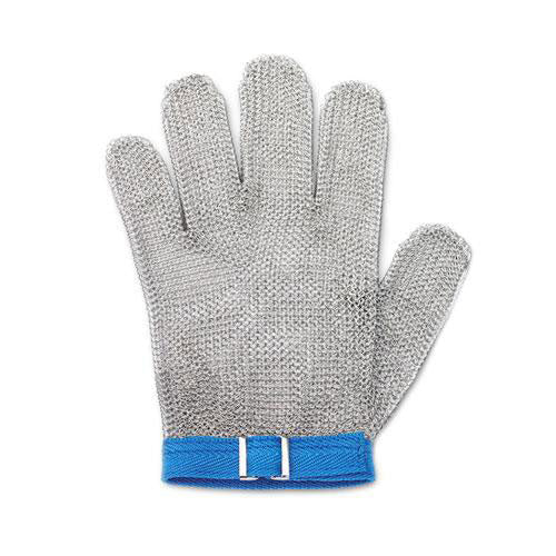 Victorinox Large, Saf-T-Gard Stainless Steel Mesh Gloves, Blue, Each