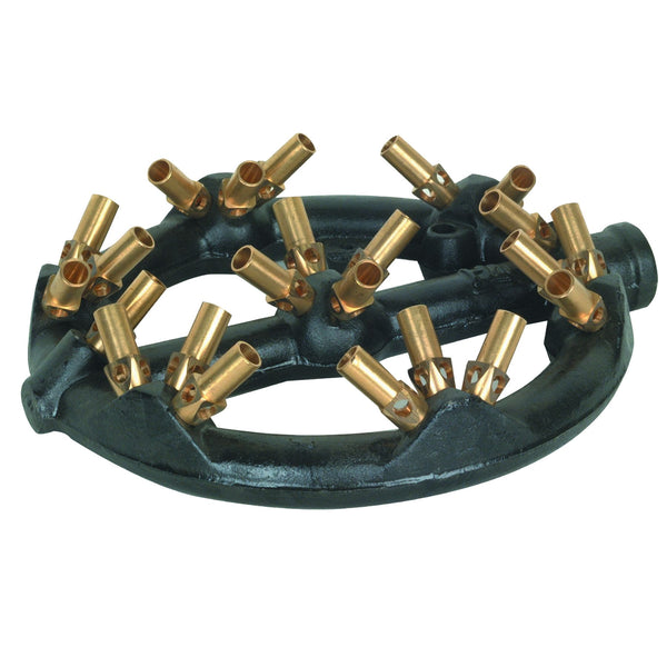 Thunder Jet Burner, 20 nozzles - Propane, Cast Iron Base with Copper Nozzle, 62,000 BTU, Each