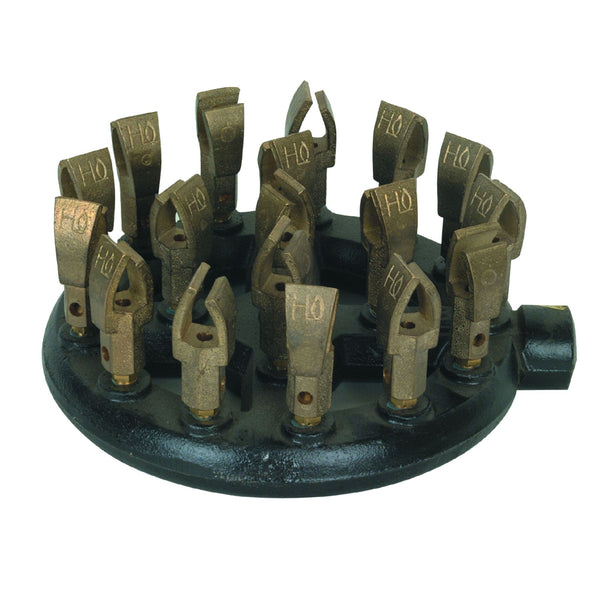 Thunder Duck Burner, 18 nozzles - Propane, Cast Iron Base with Copper Nozzle, 56,700 BTU, Each
