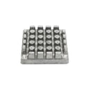 Thunder 1/2" Blade, 3" x 3" x 1", Pusher Block For French Fry Cutter, Aluminum Frame with Stainless Steel Blade, Each