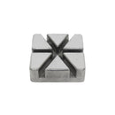 Thunder 6 Wedges Blade, 3" x 3" x 1", Pusher Block For French Fry Cutter, Aluminum Frame with Stainless Steel Blade, Each