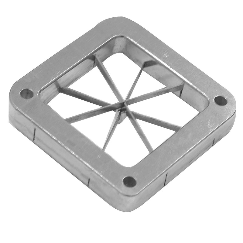 Thunder 8 Wedges Blade, 4-5/8" x 4-5/8" x 3/4", French Fry Cutter Replacement, Aluminum Frame with Stainless Steel Blade, Each