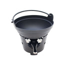 Thunder 32 oz, 7-5/8" x 7" x 9-3/4" Shabu-Shabu Bowl, Aluminum Alloy with Non-Stick Coating, Each