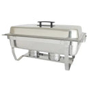 Thunder 8 Qt, 23-3/5" X 13-4/5" X 12-3/5", Full Size Folding Stand Chafer, Stainless Steel, Each