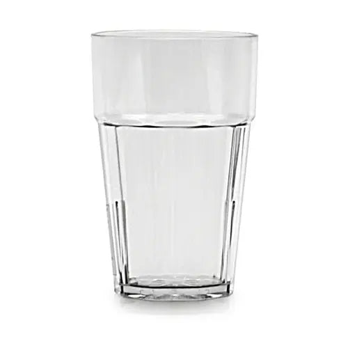Thunder 12 Oz, 3-1/8" Diameter X 5-1/8" Height, Diamond Tumbler, Clear Color, Polycarbonate, Dozen