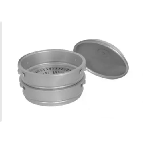 Thunder Aluminum Steamer Without Bottom (Steamer x 2, Lid), 22" Diameter X 21" Height, Heavy-Duty, 3 Piece Set