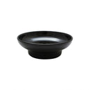 Thunder 8 Oz, 4-3/4" Diameter X 1-1/2" Height, Salsa Dish, Black Color, Melamine, Dozen