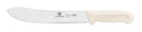 Thunder Butcher Knife, 10" Blade, White Polypropylene Handles, German Steel, NSF, Each
