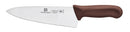 Thunder Chef's Knife, 8" Blade, Brown Polypropylene Handles, German Steel, NSF, Each