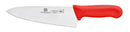 Thunder Chef's Knife, 8" Blade, Red Polypropylene Handles, German Steel, NSF, Each
