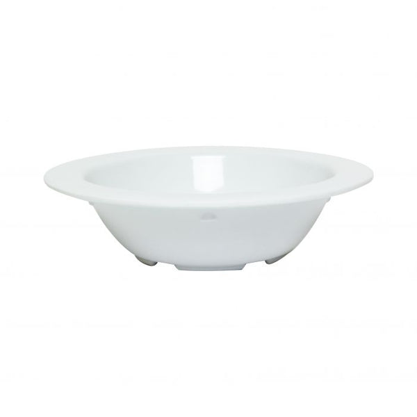 Thunder 13 Oz, 5-3/4" Diameter X 2-1/8" Height, Grapefruit Bowl White Color, Melamine, Dozen