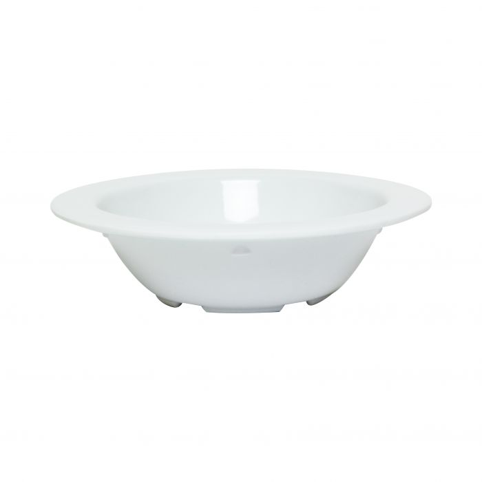 Thunder 13 Oz, 5-3/4" Diameter X 2-1/8" Height, Grapefruit Bowl White Color, Melamine, Dozen
