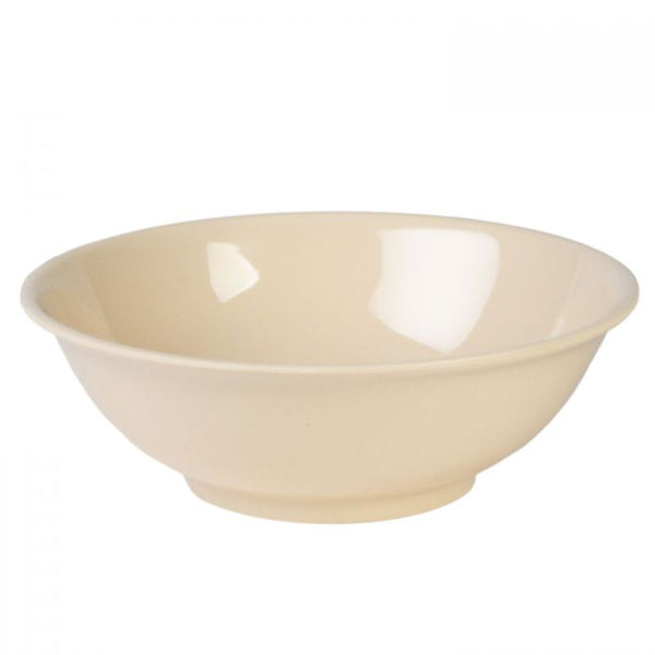 Thunder 41 Oz, 8" Diameter X 2-5/8" Height, Rimless Bowl, Tan Color, Melamine, Dozen