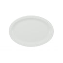 Thunder 15-1/2" X 10-7/8" X 1-1/8", Narrow Rim Platter, White Color, Melamine, Dozen