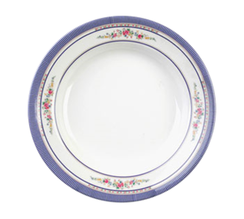 Thunder 5 Oz, 7" Diameter X 1" Height, Soup Plate, Rose, Melamine, Dozen