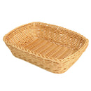 Thunder 12" x 9" x 3", Rectangular Hand-Woven Basket, Polypropylene Plus Polyethylene, Each