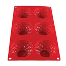 Thunder 3.89 oz, Sunflower Baking Mold, 6 Cavities, Silicone, Each