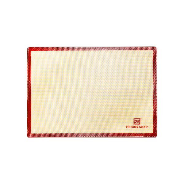 Thunder 8-1/4" x 11-3/4", Rectangular Baking Mat Fits Quarter Size Sheet Pan, Silicone, Each