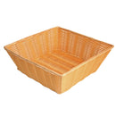 Thunder 13" x 13" x 4-1/2", Square Hand-Woven Basket, Polypropylene Plus Polyethylene and Wire, Each