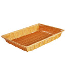 Thunder 14" x 10" x 2", Rectangular Hand-Woven Basket, Polypropylene Plus Polyethylene and Wire, Each