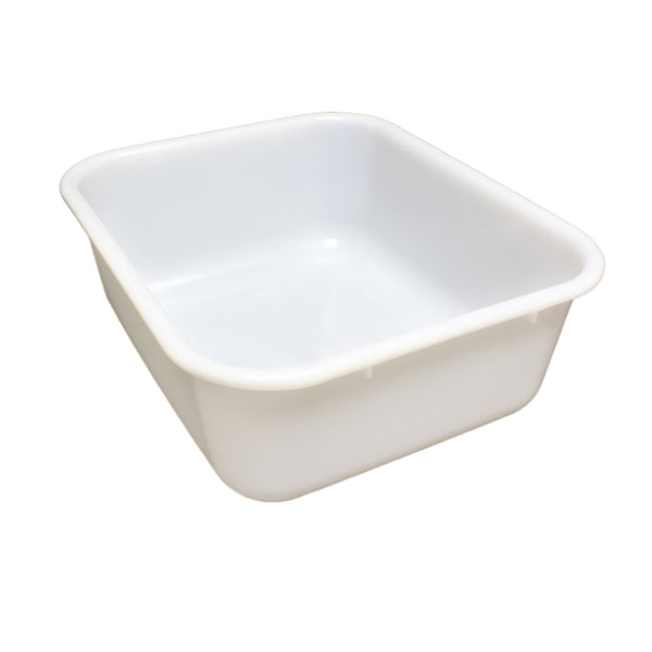 Thunder 14-1/2" x 12-1/2" x 5-1/2", Bus Box, White Color, High-Density Polyethylene, Each