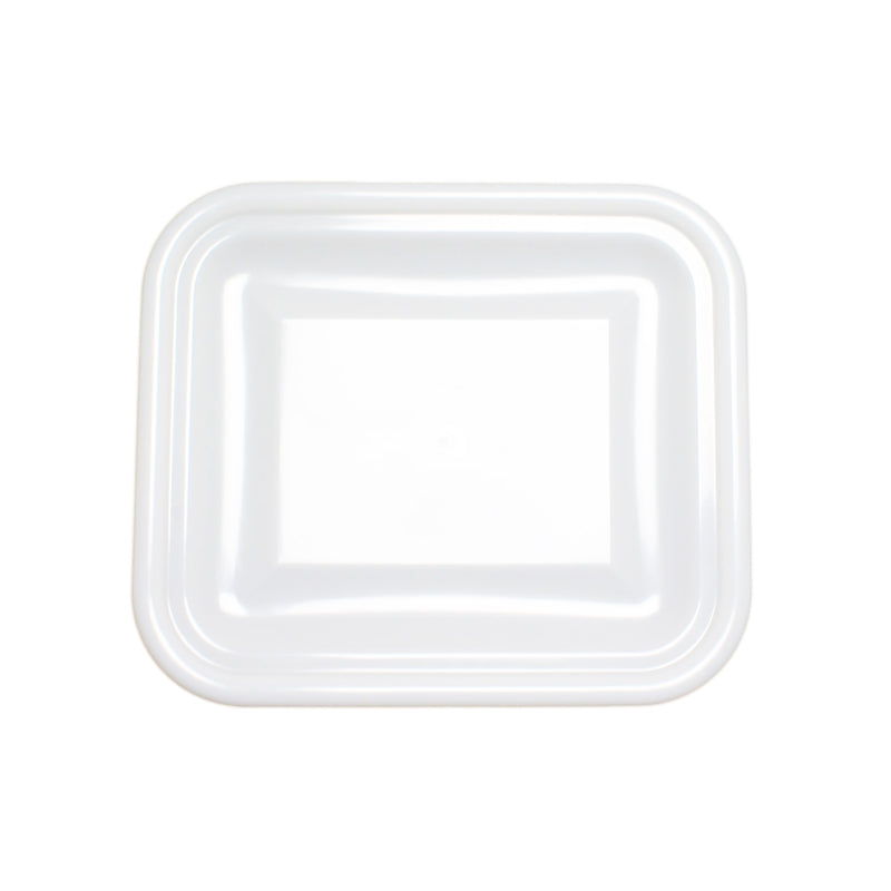Thunder 14-7/8" x 12-1/2" x 1-1/4", Lid for PLBT002W, White Color, High-Density Polyethylene, Each