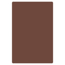 Thunder 18" x 12" x 1/2", Color Coded Cutting Board with Non-Absorbent & Non-Skid Surface, Brown Color, High Density Polyethylene, NSF, Each