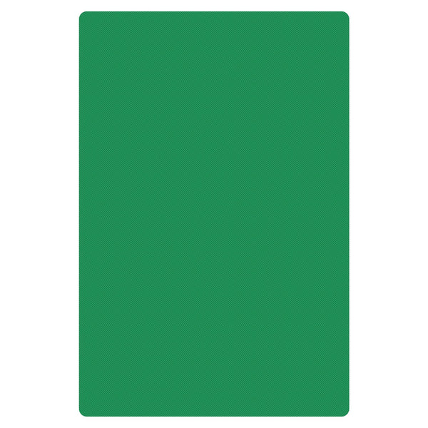 Thunder 18" x 12" x 1/2", Color Coded Cutting Board with Non-Absorbent and Non-Skid Surface, Green Color, High Density Polyethylene, NSF, Each