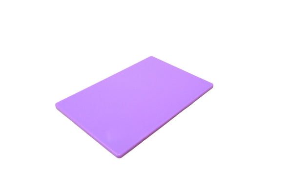 Thunder 20" x 15" x 1/2", Color Coded Cutting Board with Non-Absorbent and Non-Skid Surface, Purple Color, High Density Polyethylene, NSF, Each