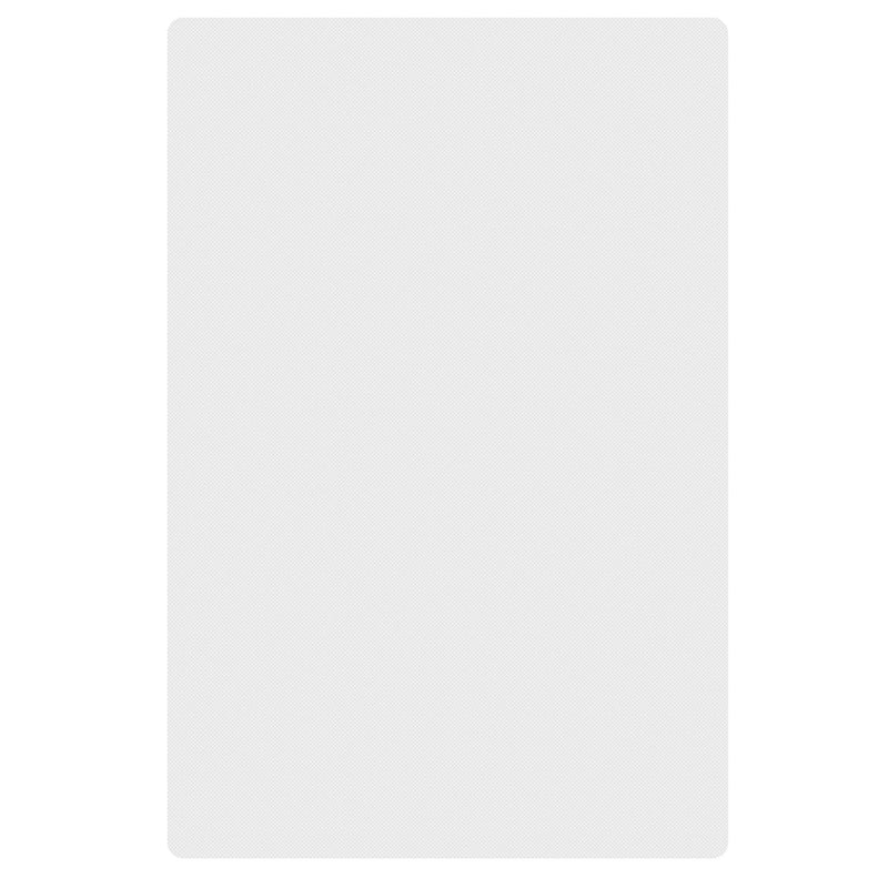 Thunder 20" x 15" x 1/2", Color Coded Cutting Board with Non-Absorbent and Non-Skid Surface, White Color, High Density Polyethylene, NSF, Each
