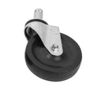 Thunder Rubber Wheel Caster, Stainless Steel Stem, Rubber Wheel, NSF, Each