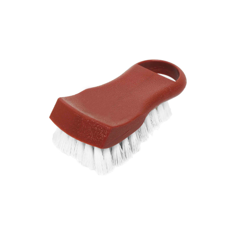 Thunder 6" x 2-1/2" x 2", Cutting Board Brush, Brown Color, PolyVinyl Chloride, Each