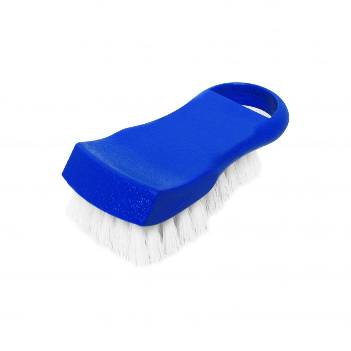 Thunder 6" x 2-1/2" x 2", Cutting Board Brush, Blue Color, PolyVinyl Chloride, Each