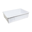 Thunder 18" x 26" x 6" Pizza Dough Box, White Color, Polypropylene, NSF, Each
