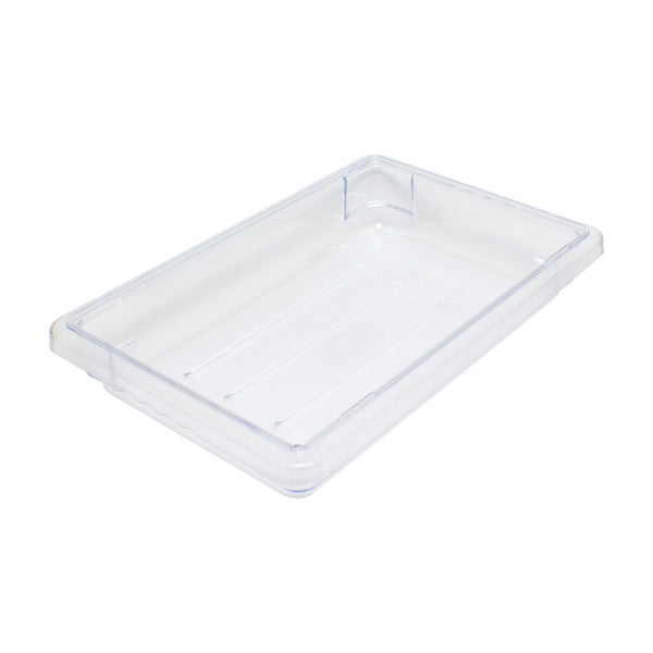 Thunder 12" x 18" x 3-1/2", 1.75 Gallon Food Storage Box, Clear Color, Polycarbonate, NSF, Each