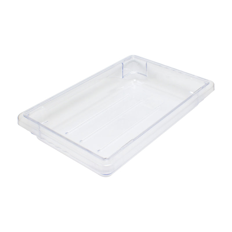 Thunder 12" x 18" x 3-1/2", 1.75 Gallon Food Storage Box, Clear Color, Polycarbonate, NSF, Each