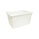 Thunder 18" x 26" x 6", 8.75 Gallon Food Storage Box, White Color, Polypropylene, NSF, Each