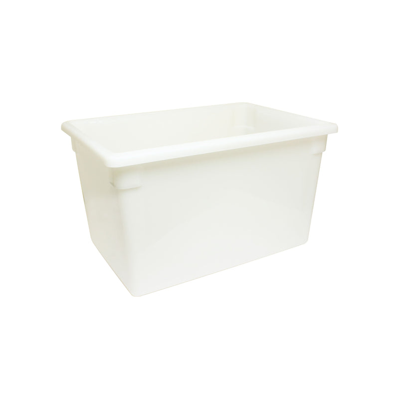 Thunder 18" x 26" x 6", 8.75 Gallon Food Storage Box, White Color, Polypropylene, NSF, Each