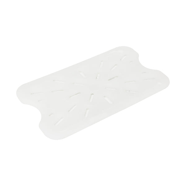 Thunder Drain Shelf Fits 12" x 18" Food Storage Box, White Color, Polypropylene, NSF, Each
