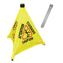 Thunder 19-1/2" Pop-Up Safety Cone with Storage Tube, Nylon Fabric with Tube, Each