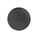 Thunder 11" Round Servicing Tray, Black Color, Fiberglass, NSF, Each