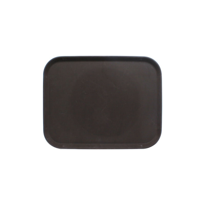 Thunder 14" x 18" Rectangular Servicing Tray, Brown Color, Fiberglass, NSF, Each