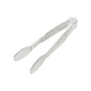 Thunder 6" x 1-5/8" x 1", Flat Grip Tong, Clear Color, Polycarbonate, One-Piece, NSF, Each