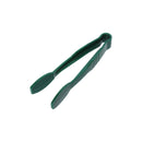 Thunder 6" x 1-5/8" x 1", Flat Grip Tong, Green Color, Polycarbonate, One-Piece, NSF, Each