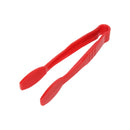 Thunder 6" x 1-5/8" x 1", Flat Grip Tong, Red Color, Polycarbonate, One-Piece, NSF, Each