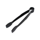 Thunder 9" x 2-1/2" x 1-5/8", Flat Grip Tong, Black Color, Polycarbonate, One-Piece, NSF, Each