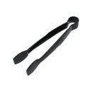 Thunder 12" x 2-1/2" x 1-3/4", Flat Grip Tong, Black Color, Polycarbonate, One-Piece, NSF, Each