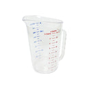 Thunder 2 Liter/2 Quart, Measuring Cup, Heavy Weight, Polycarbonate, NSF, Each