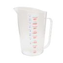 Thunder 4 Liter/4 Quart, Measuring Cup with U.S. and Metric Measurements, Polycarbonate, NSF, Each