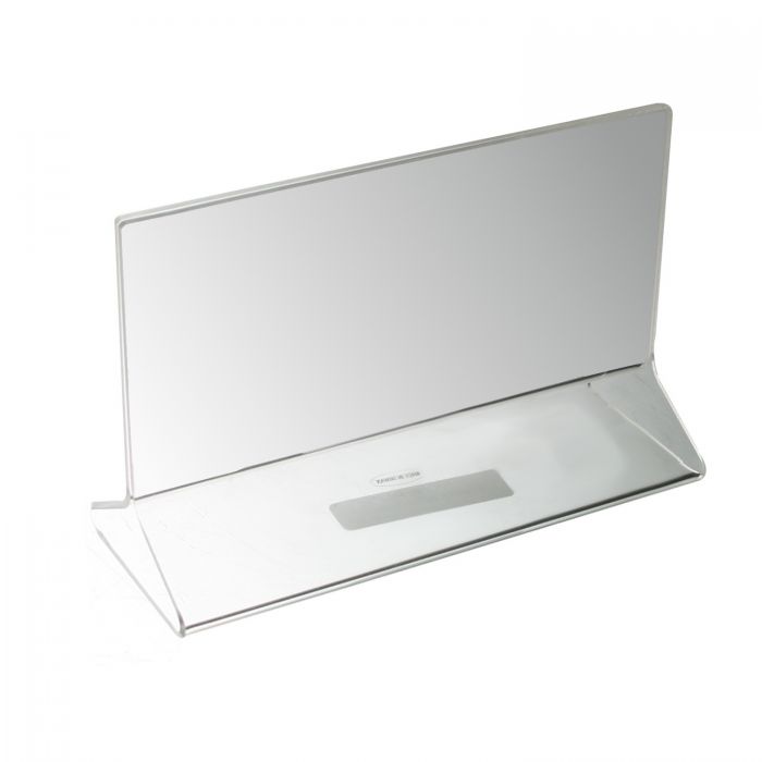 Thunder 5-1/2" x 3-1/2", Table Card Holder, Acrylic, 2mm Thickness, Each